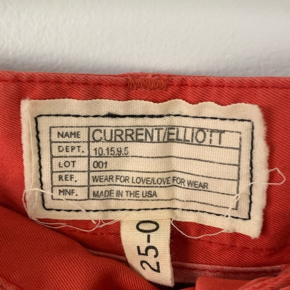 CURRENT/ELLIOTT The Shorty Captain Shorts . 25 - Picture 4 of 8